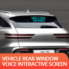 ODM TS16949 Màn hình hiển thị LED cửa sổ phía sau ô tô điều khiển từ xa
