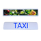 Blank P7 LED Taxi Cab Dấu hiệu mái nhà Dấu hiệu mái che xe ô tô tùy chỉnh 20W